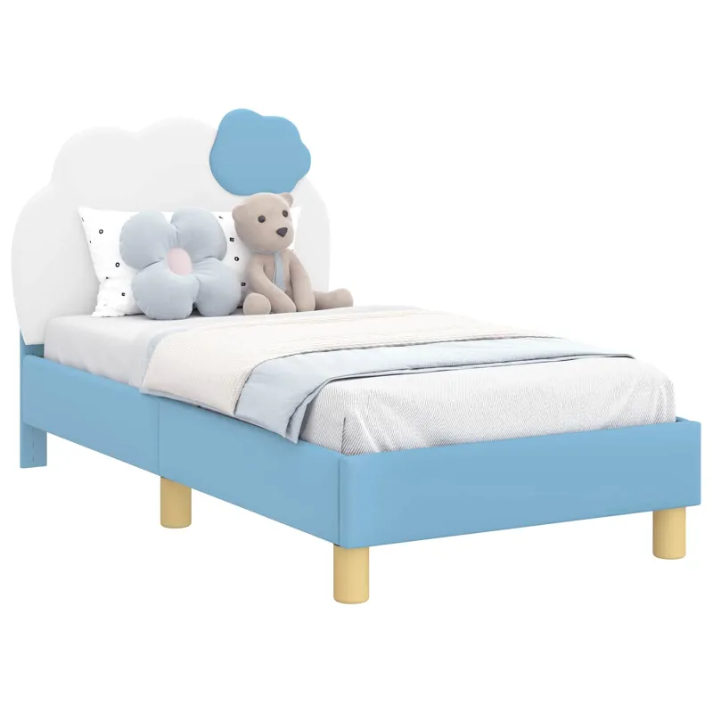 Vaikiška Lovo Rėmas su Galvūgaliu Mėlyna 70 x 140 cm PU