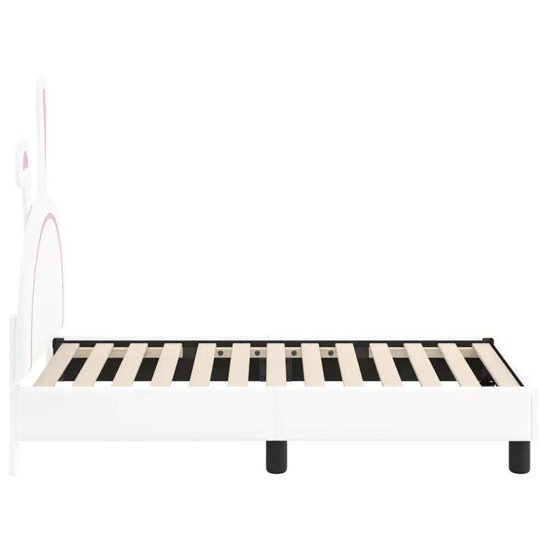 Vaikiška Lovo Rėmas su Galvūgaliu Balta 70 x 140 cm PU