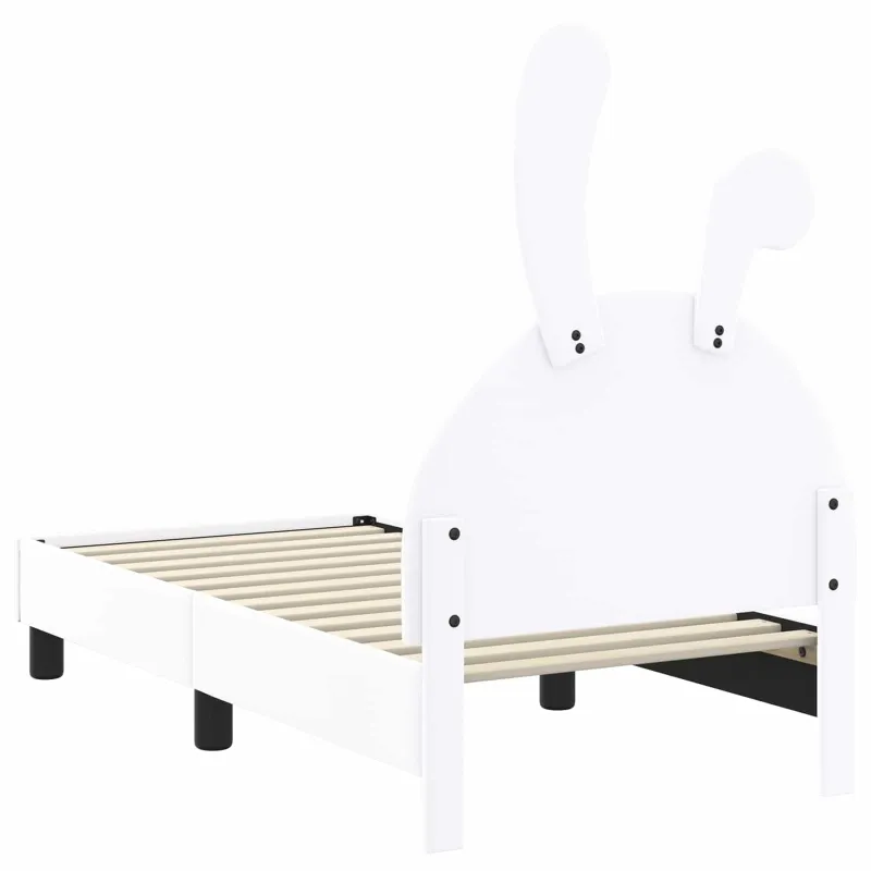 Vaikiška Lovo Rėmas su Galvūgaliu Balta 70 x 140 cm PU