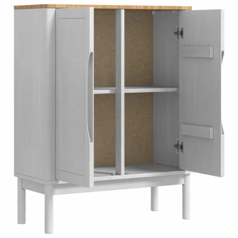 Kabalas FLORO Balta 70 x 30 x 70,5 cm Kietas pušies medis