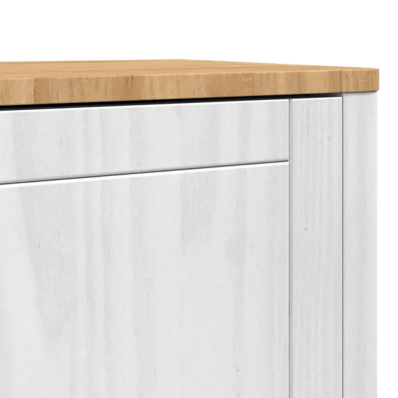 Kabalas FLORO Balta 70 x 30 x 70,5 cm Kietas pušies medis