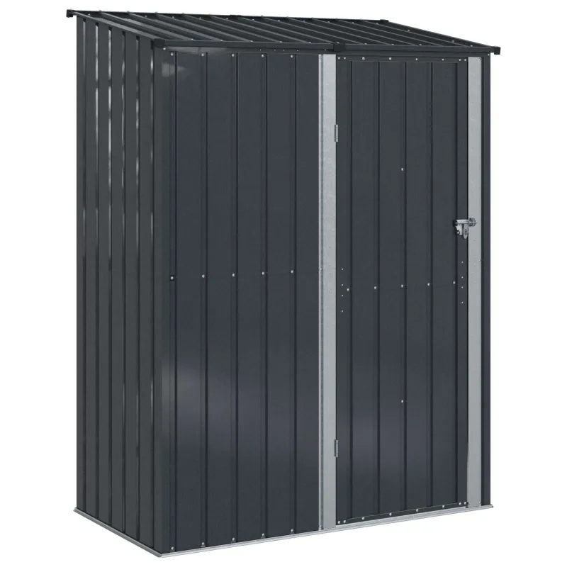 Sodo pašiūrės Antracitas 153,5 x 86 x 200 cm Metalas