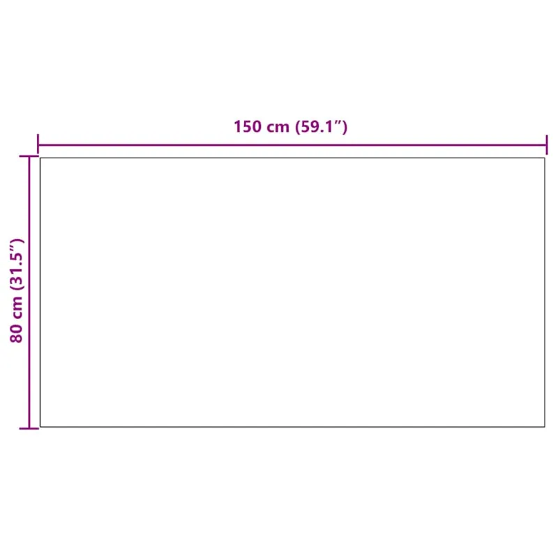 Kilimėlio bėgimo kilimas Pilka 80 x 150 cm audinys