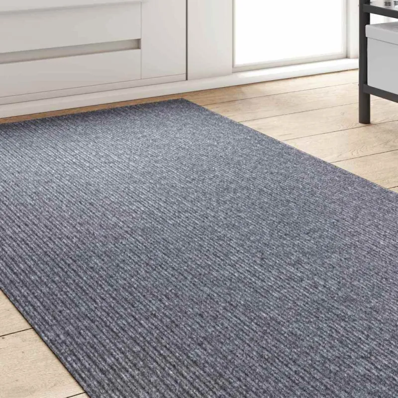 Kilimėlio bėgimo kilimas Šviesiai pilka 80 x 300 cm audinys