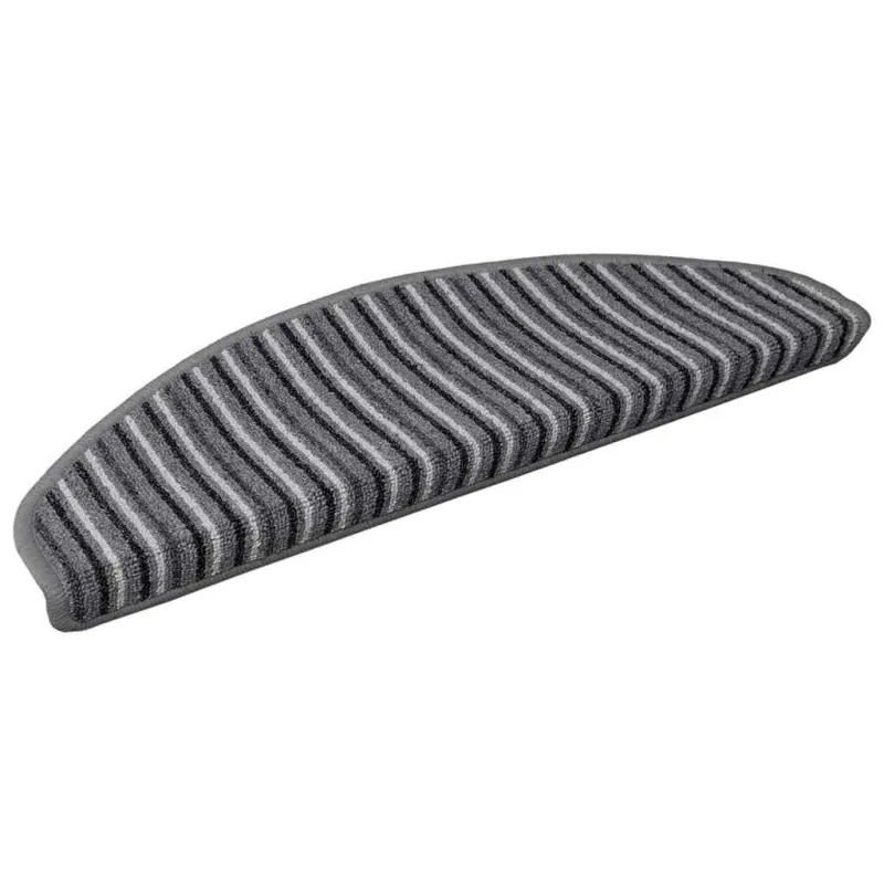 Savaime prilipantys laiptų kilimėliai 15 pcs Pilka