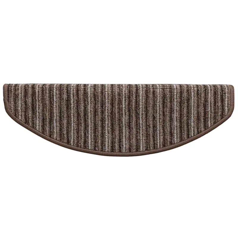 Savaime prilipantys laiptų kilimėliai 15 pcs Ruda