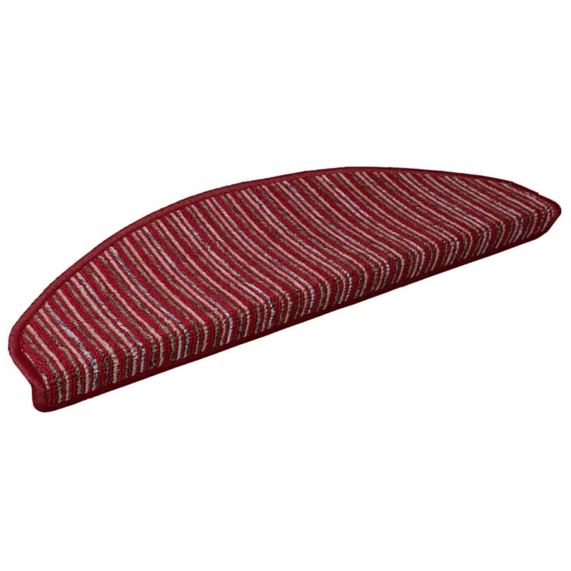 Savaime prilipantys laiptų kilimėliai 15 pcs Raudona