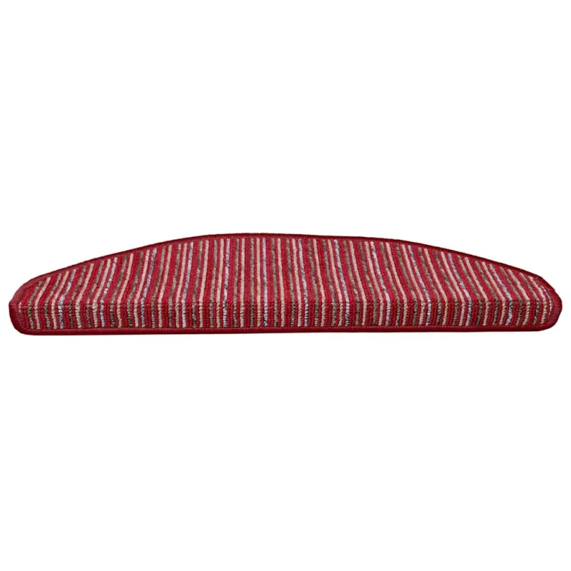 Savaime prilipantys laiptų kilimėliai 15 pcs Raudona