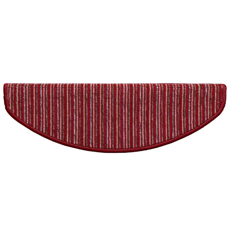 Savaime prilipantys laiptų kilimėliai 15 pcs Raudona