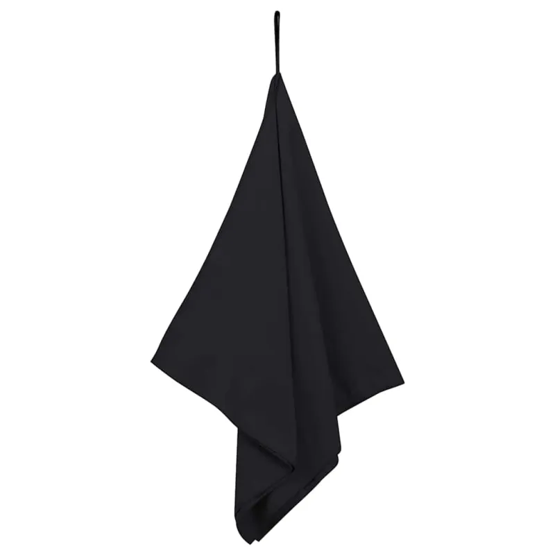Sportiniai rankšluosčiai 2 pcs Juoda 100 x 50 cm