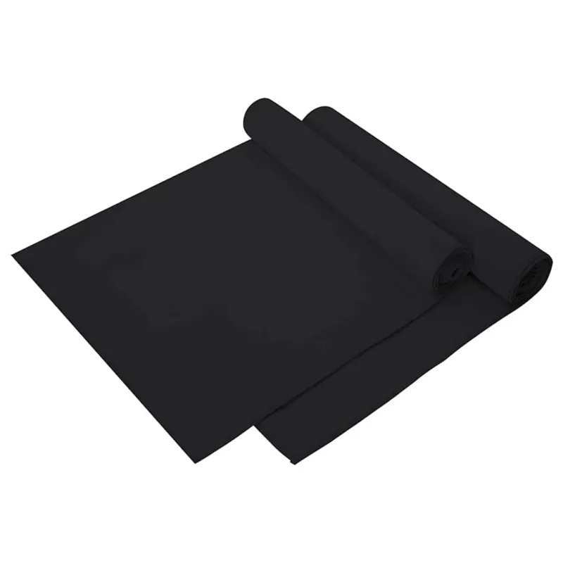 Sportiniai rankšluosčiai 2 pcs Juoda 140 x 70 cm