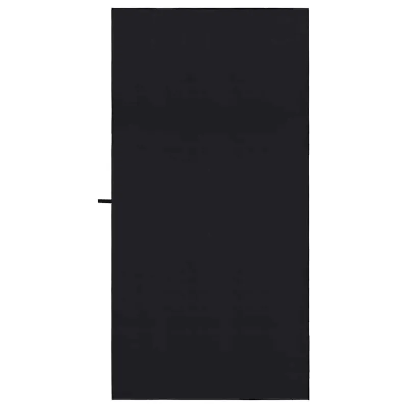 Sportiniai rankšluosčiai 2 pcs Juoda 200 x 100 cm