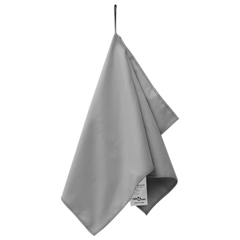 Sportiniai rankšluosčiai 2 pcs Tamsiai pilka 50 x 30 cm