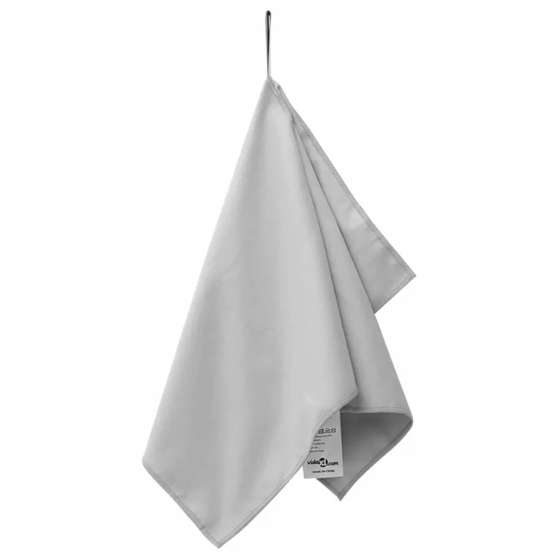 Sportiniai rankšluosčiai 2 pcs Pilka 50 x 30 cm