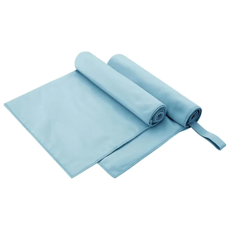 Sportiniai rankšluosčiai 2 pcs Mėlyna 100 x 50 cm