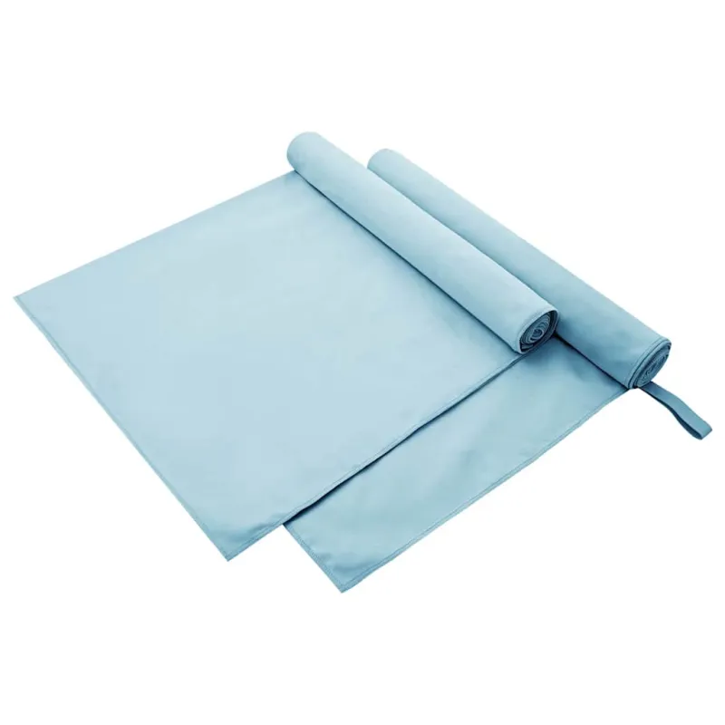 Sportiniai rankšluosčiai 2 pcs Mėlyna 180 x 90 cm