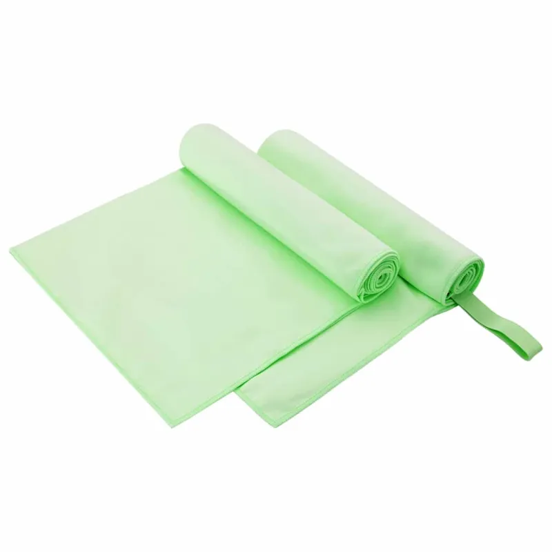 Sportiniai rankšluosčiai 2 pcs Žalia 100 x 50 cm