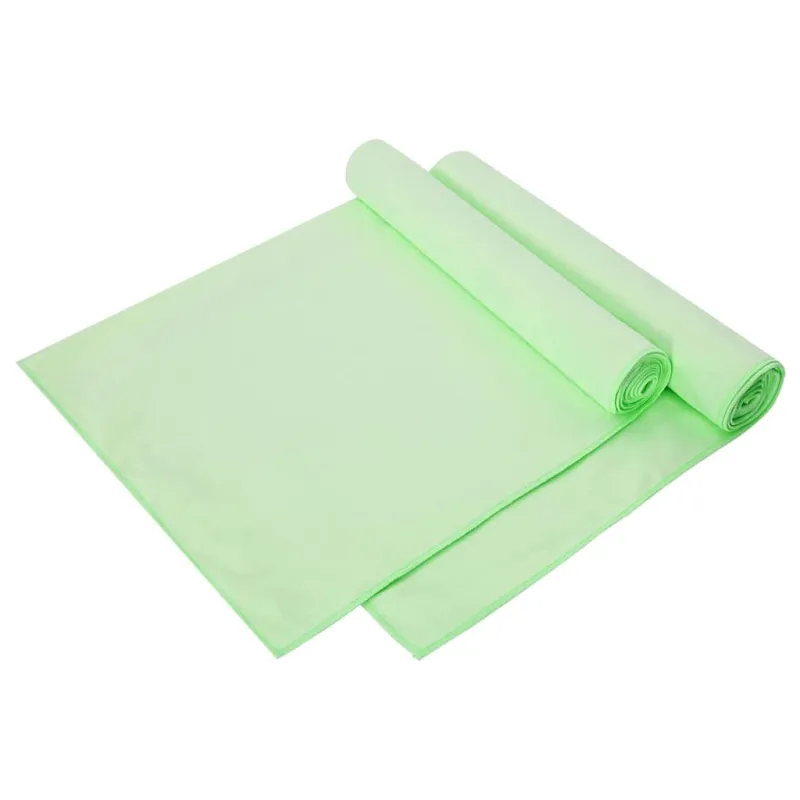 Sportiniai rankšluosčiai 2 pcs Žalia 140 x 70 cm