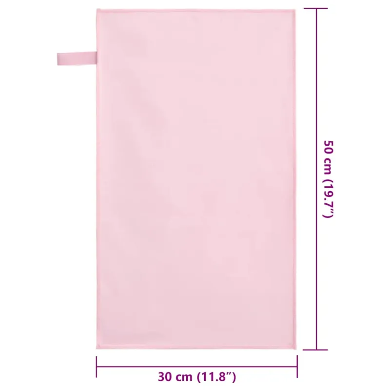 Sportiniai rankšluosčiai 2 pcs Rožinė 50 x 30 cm