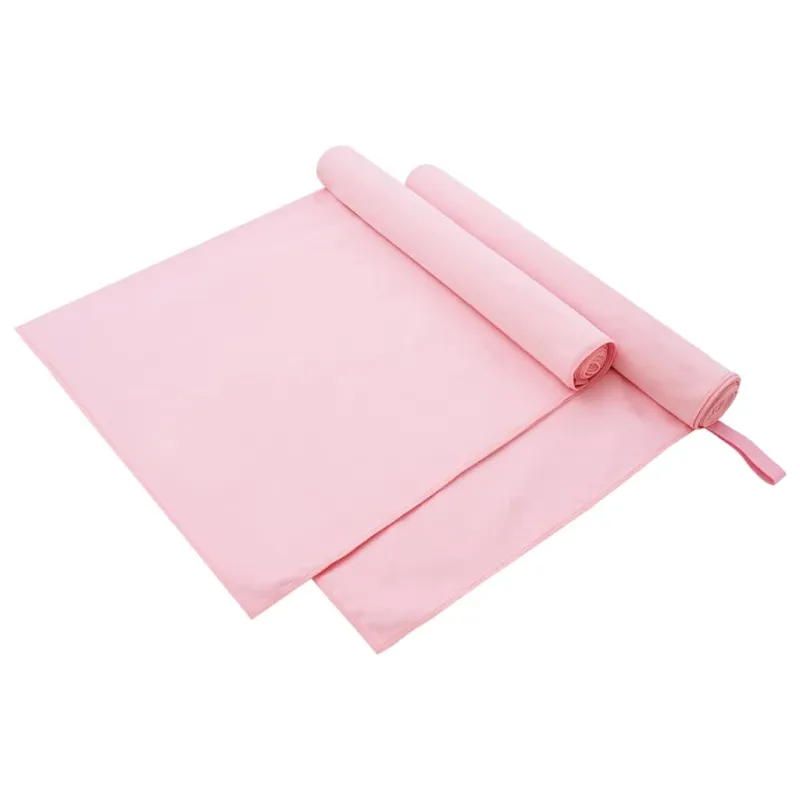 Sportiniai rankšluosčiai 2 pcs Rožinė 180 x 90 cm