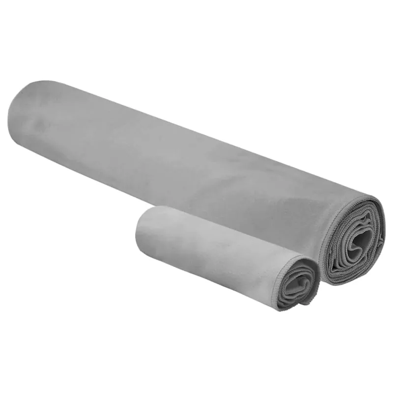 Sporto rankšluosčių rinkinys 2 pcs Tamsiai pilka audinys