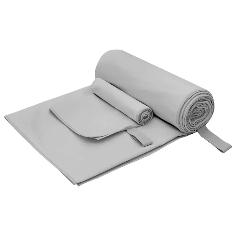 Sporto rankšluosčių rinkinys 2 pcs Pilka audinys