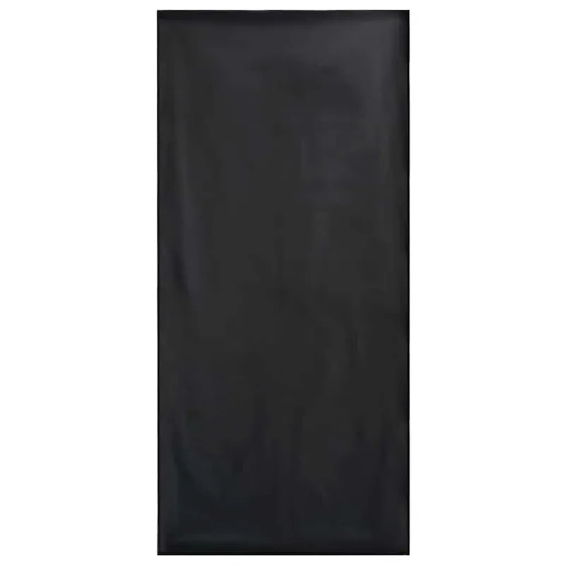 Lauko Kėdžių Rankšluosčiai 2 pcs Juoda 130 x 60 cm