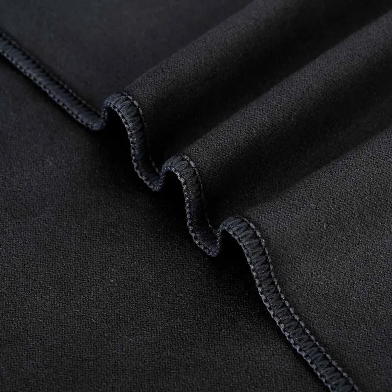 Lauko Kėdžių Rankšluosčiai 2 pcs Juoda 130 x 60 cm