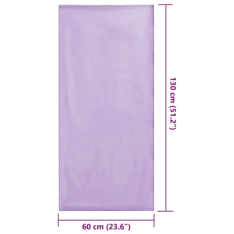 Lauko Kėdžių Rankšluosčiai 2 pcs Violetinė 130 x 60 cm