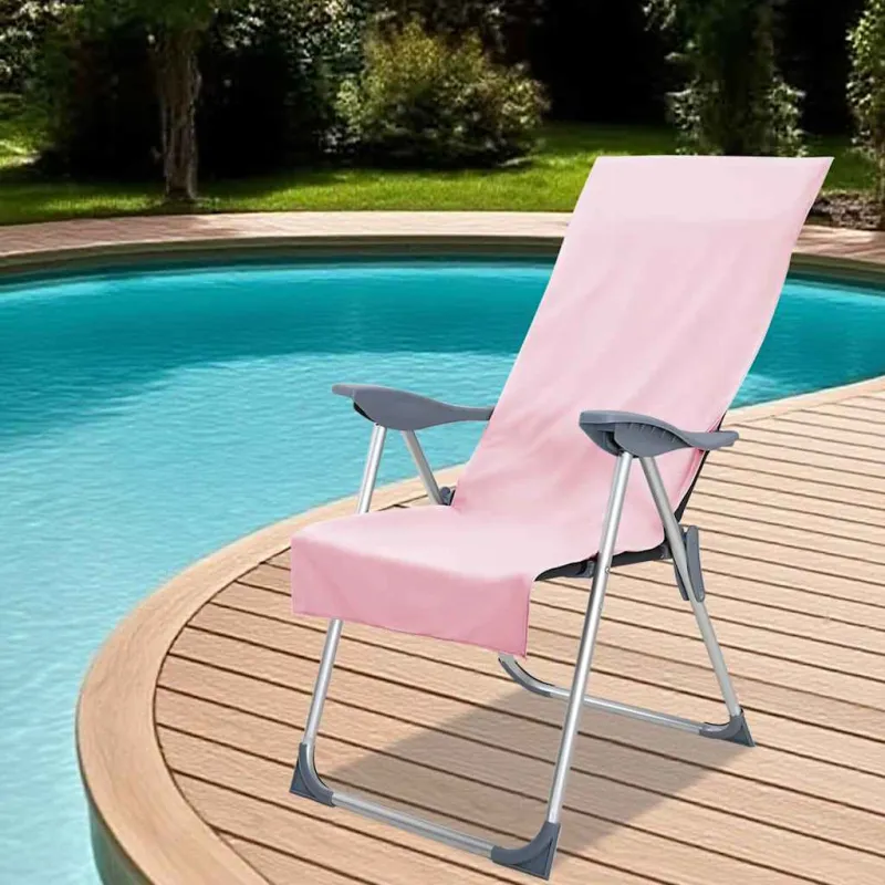 Lauko Kėdžių Rankšluosčiai 2 pcs Rožinė 130 x 60 cm