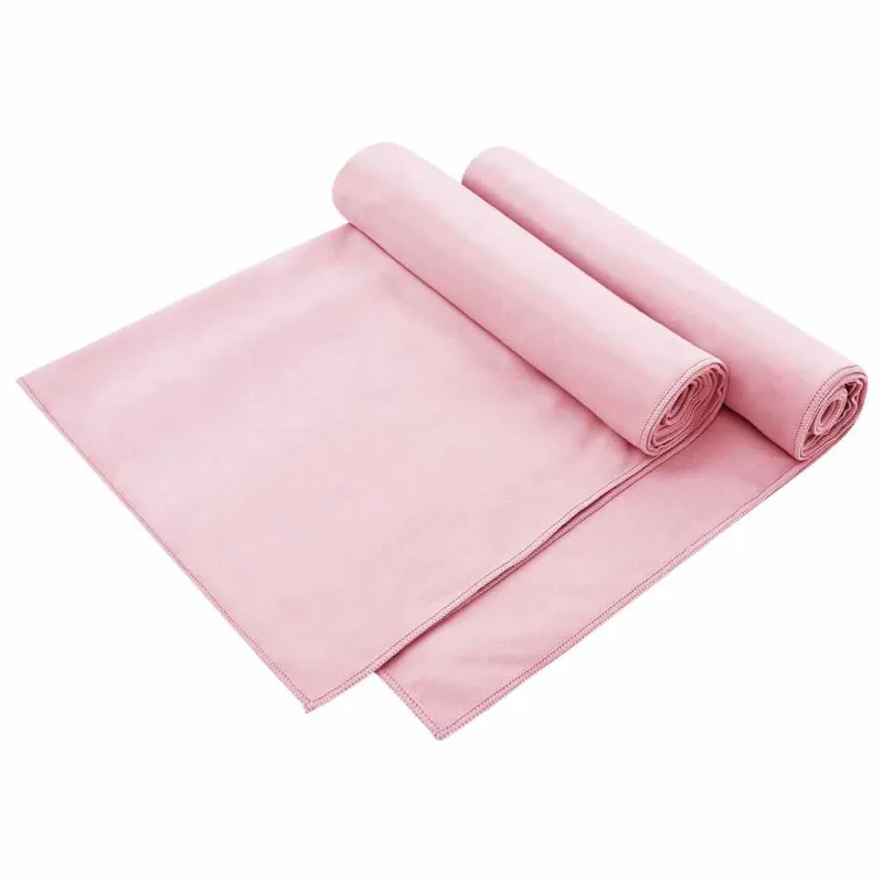 Lauko Kėdžių Rankšluosčiai 2 pcs Rožinė 130 x 60 cm