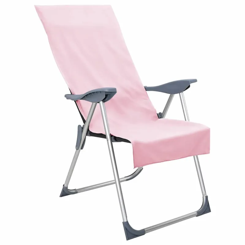 Lauko Kėdžių Rankšluosčiai 2 pcs Rožinė 130 x 60 cm