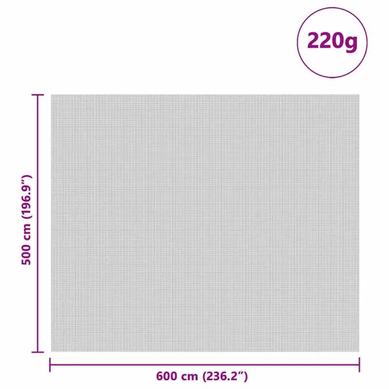 Silso dangtis Žalia 6 x 5 m HDPE