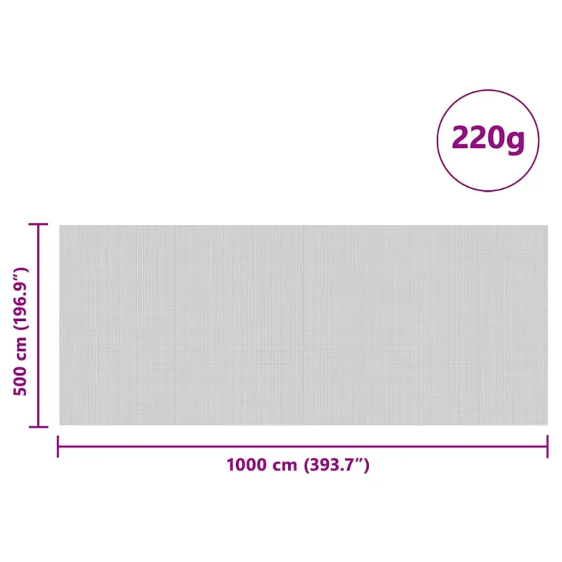 Silso dangtis Žalia 10 x 5 m HDPE