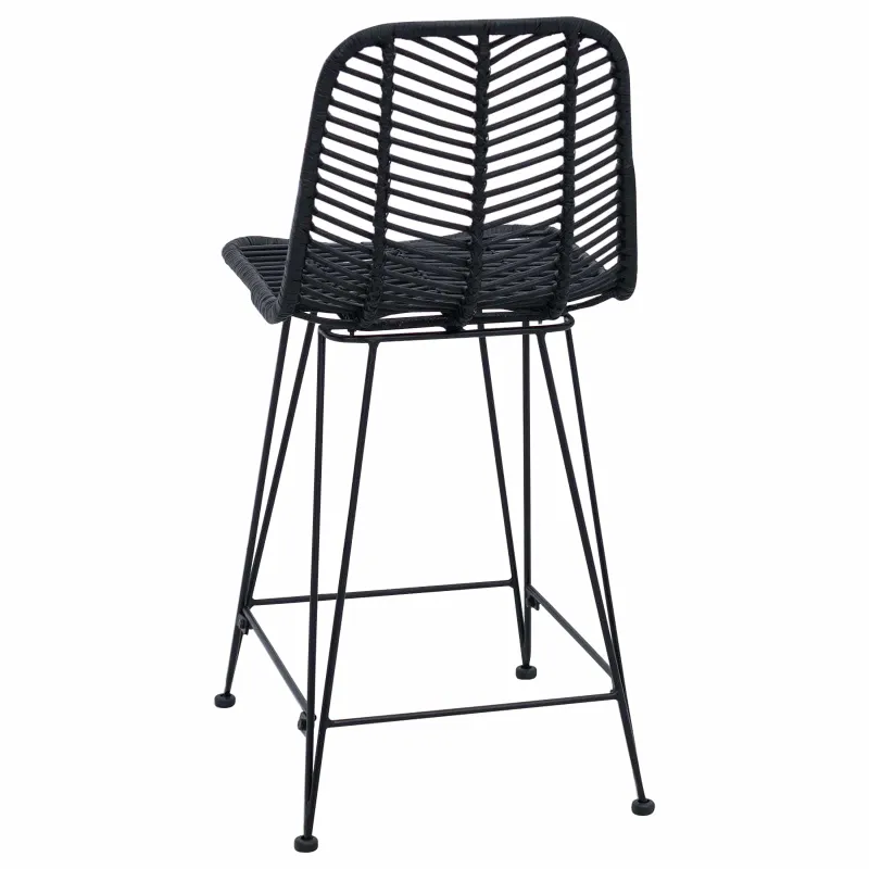 Baro Kėdė 2 pcs 44,5 x 54,5 x 97,5 cm Ratanas ir Geležis