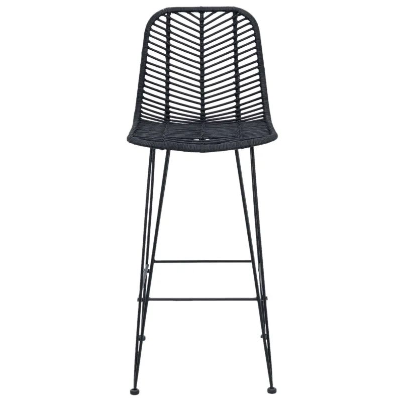Baro Kėdė 2 pcs 44 x 52 x 111 cm Ratanas ir Geležis
