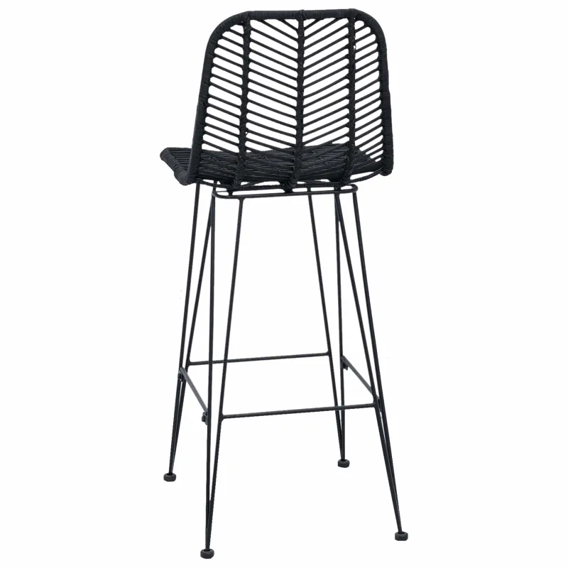Baro Kėdė 2 pcs 44 x 52 x 111 cm Ratanas ir Geležis