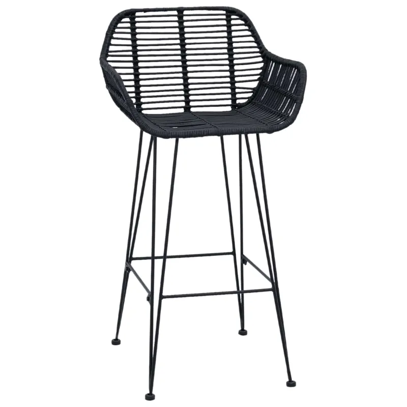 Baro Kėdė 2 pcs 55 x 52 x 92 cm Ratanas ir Geležis