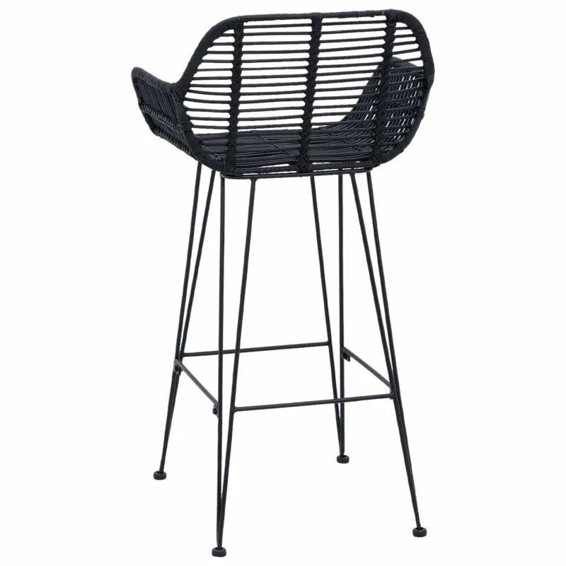 Baro Kėdė 2 pcs 55 x 52 x 92 cm Ratanas ir Geležis