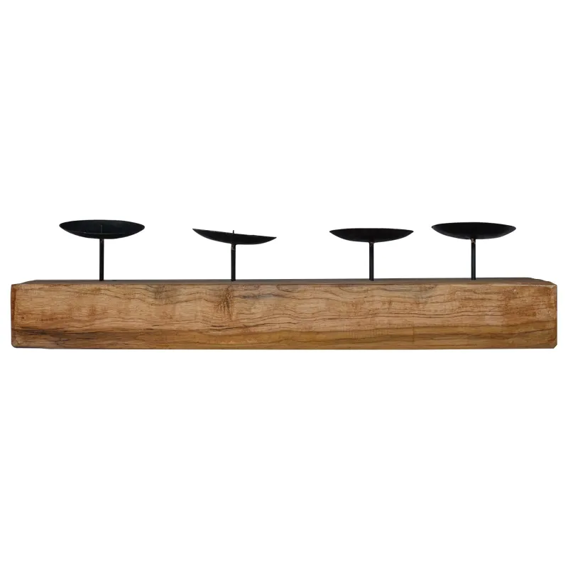 Žvakidė Natūrali 50 x 15 x 10 cm Tikmedžio medienos masyvas