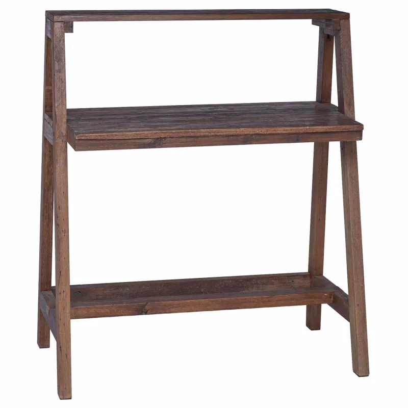 Stalas Ruda 90 x 50 x 103 cm Kietas atkurtas medis