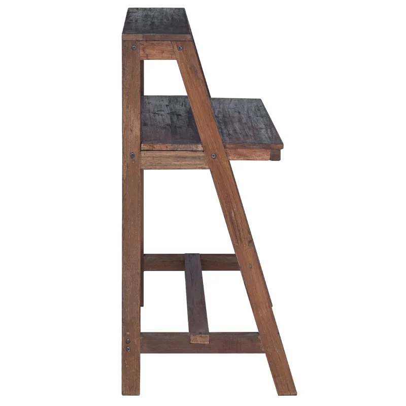Stalas Ruda 90 x 50 x 103 cm Kietas atkurtas medis