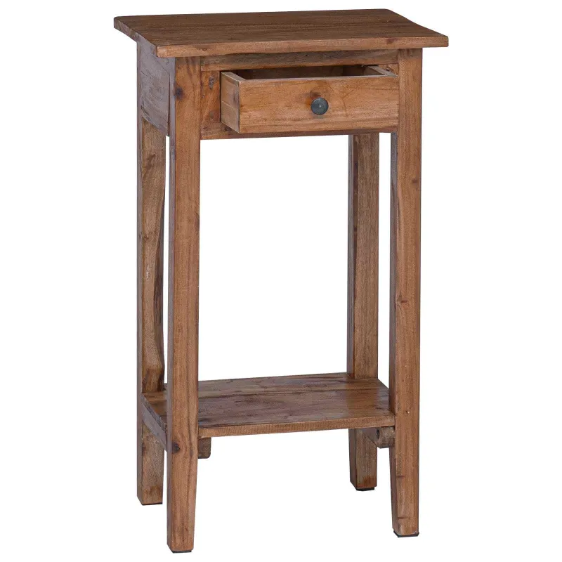 Augalų stovas su stalčių Ruda 34 x 25 x 52 cm Mahogany Medis
