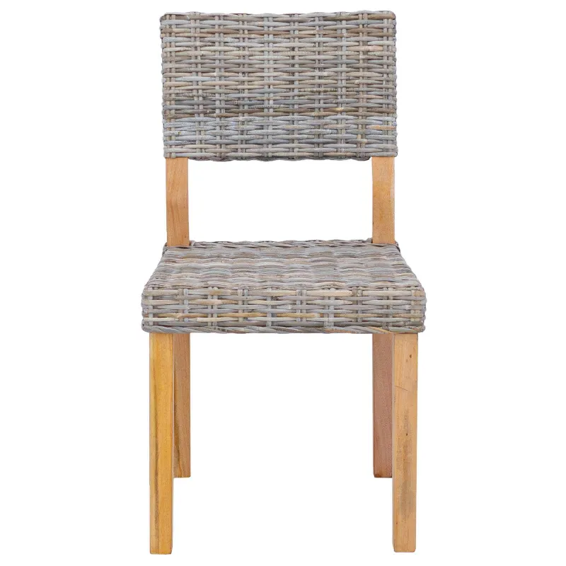 Valgomasis krėslas 2 pcs Kubu ratanas Kubu pilka