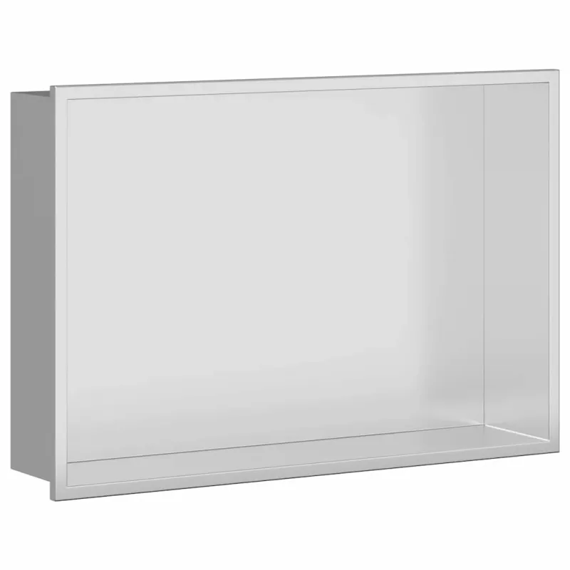 Dušo niša Sidabro 45 x 30 x 9,5 cm Nerūdijantis Plienas