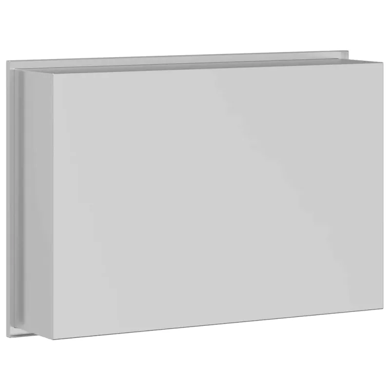 Dušo niša Sidabro 45 x 30 x 9,5 cm Nerūdijantis Plienas