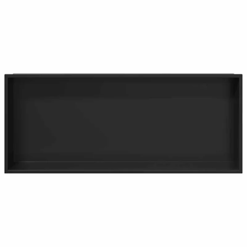 Dušo niša Juoda 75 x 30 x 9,5 cm Nerūdijantis Plienas