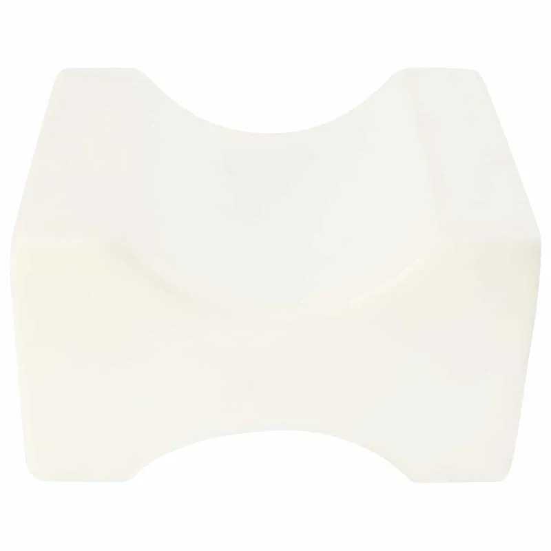 Knee Pillow Baltas Atminties putplastis ir poliesteris