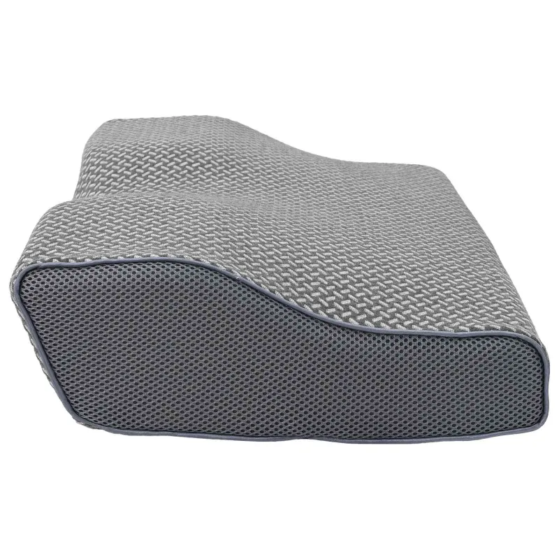 Pagalvė su pagalve Pilka 60 x 34 x 11 cm Poliesteris