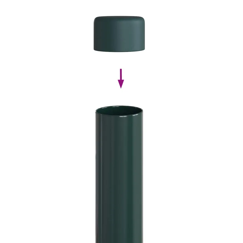 Tvorelės stulpas 12 pcs Žalia 80 cm